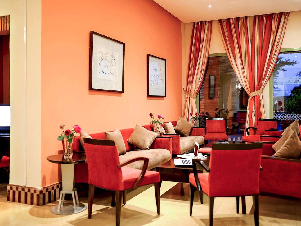 Een foto van het interieur van Ibis Marrakech Palmeraie