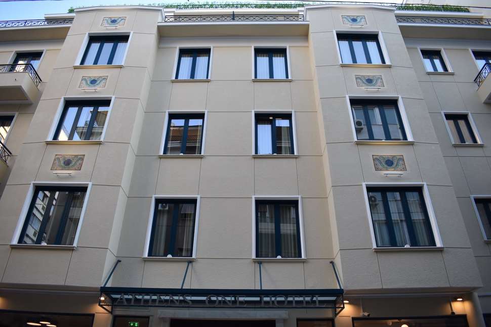 Een foto van de buitenkant van Athens One Smart Hotel