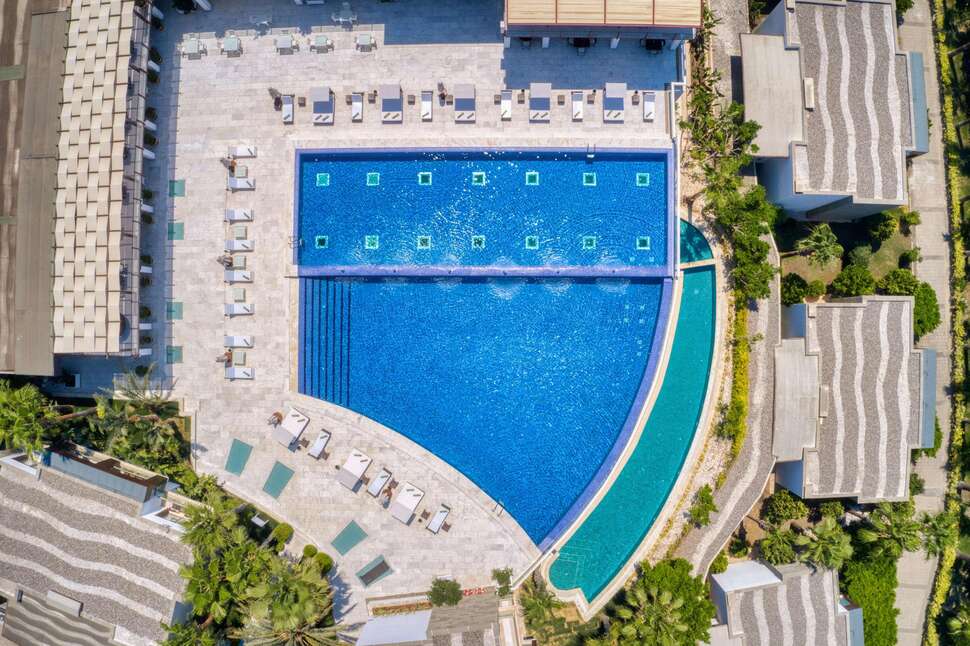 Een foto van het zwembad bij Hillstone Bodrum Hotel & Spa