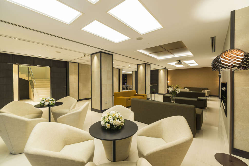 Een foto van het interieur van Hotel Marsol