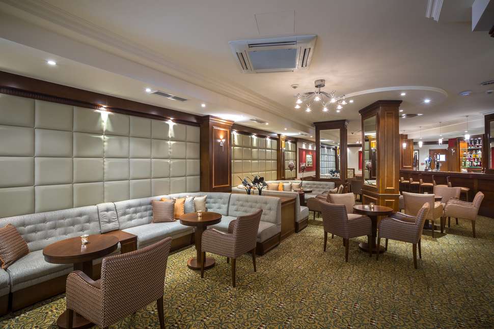 Een foto van het interieur van Aquamare Beach Hotel & Spa
