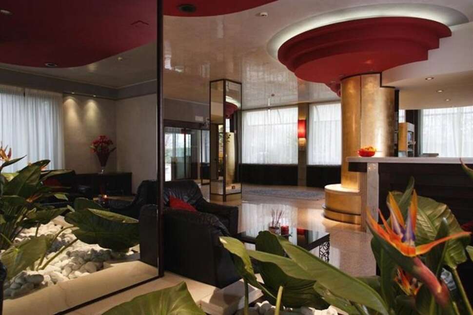 Een foto van het interieur van Antony Hotel Venice Airport