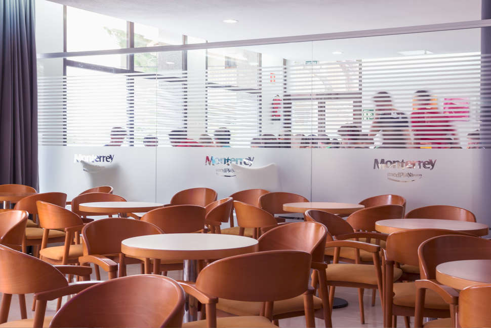 Een foto van het interieur van Hotel Monterrey