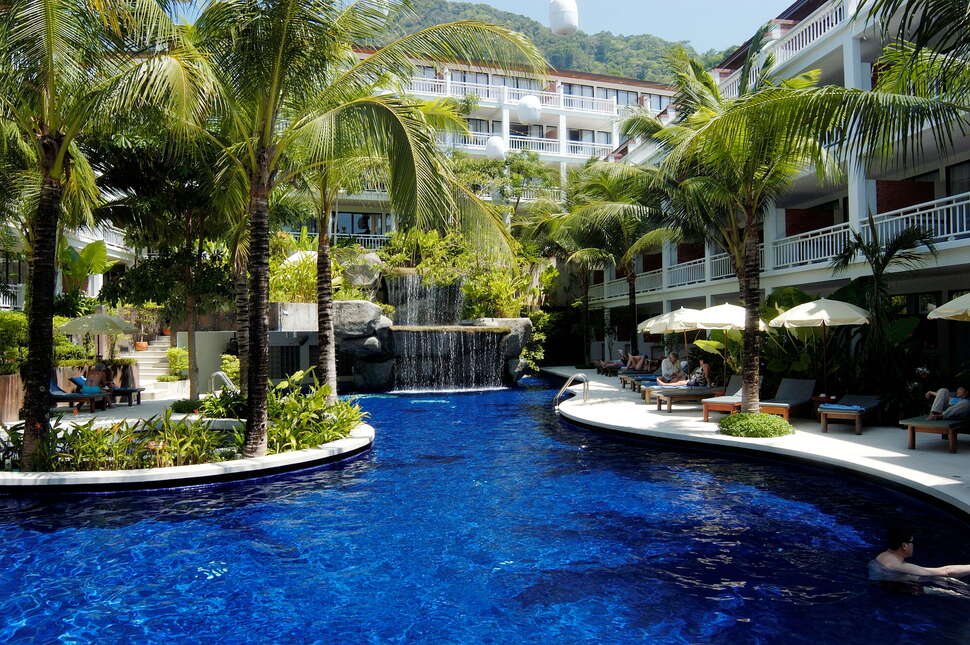 Een foto van een overzicht van Sunset Beach Resort