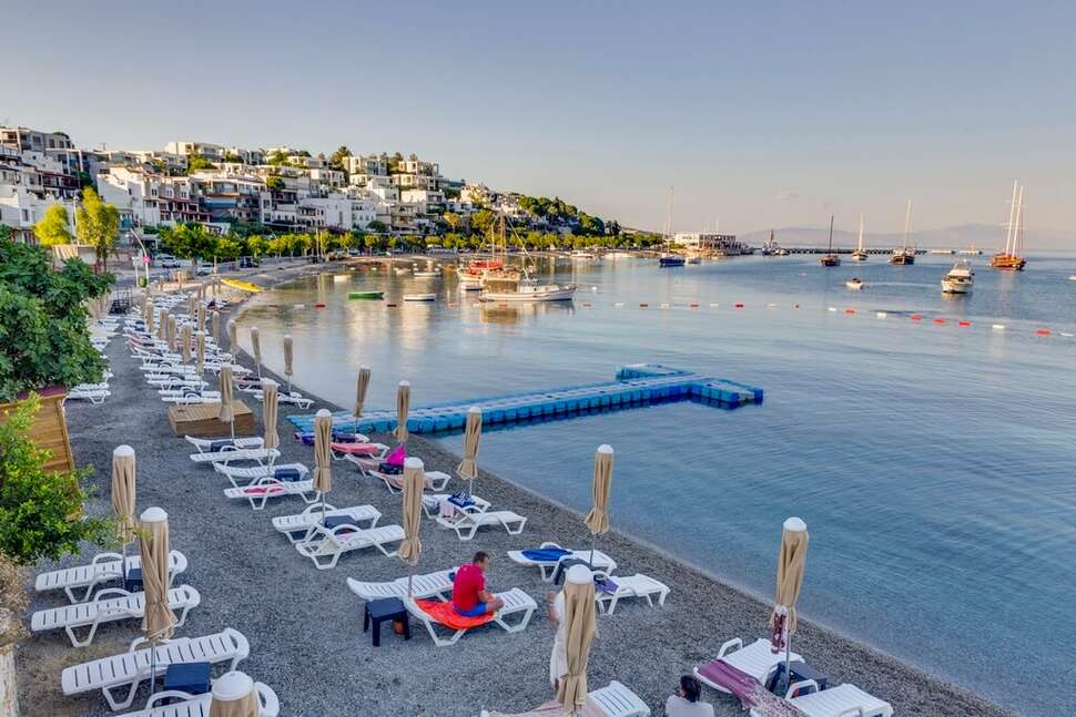 Een foto van het strand bij Diamond of Bodrum