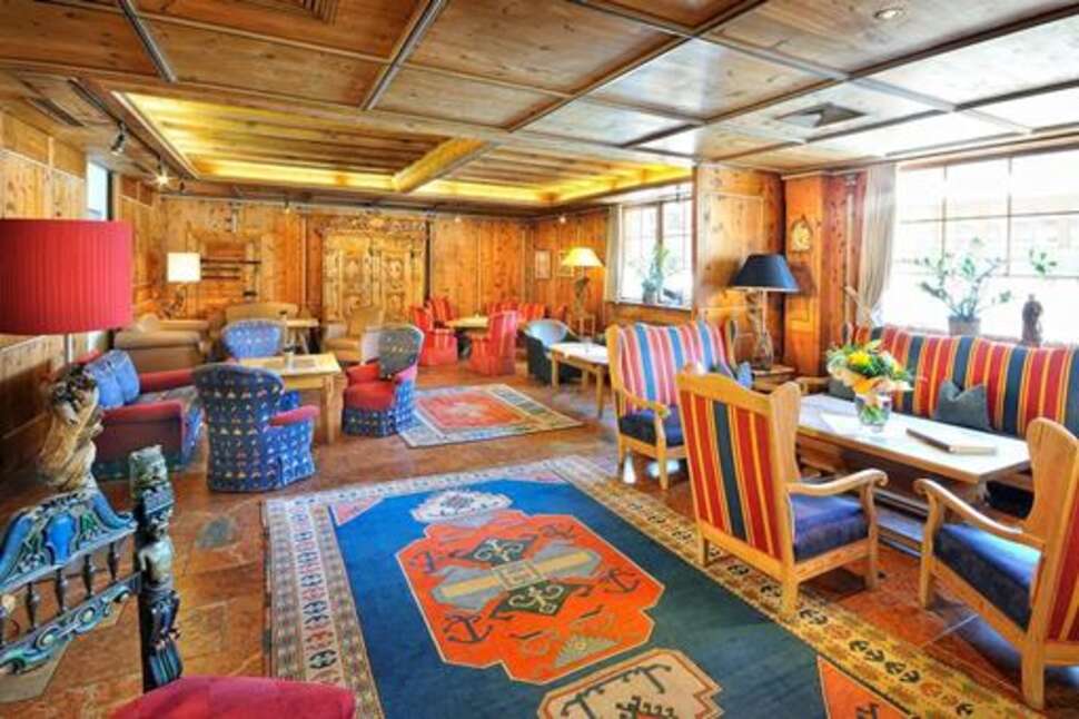 Een foto van het interieur van Hotel Zur Dorfschmiede