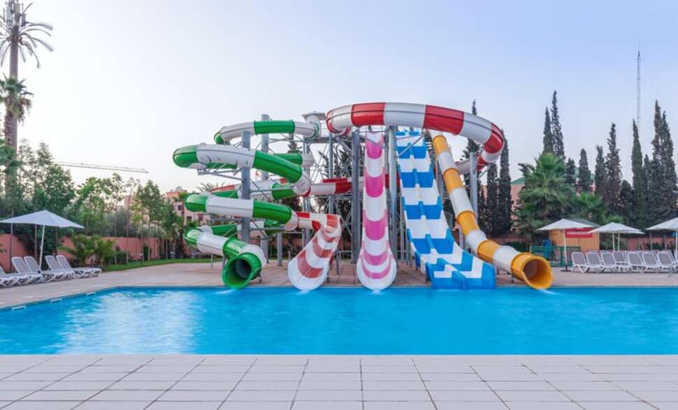 Een foto van het zwembad bij Rose Aqua Parc Hotel
