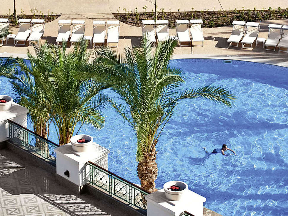 Een foto van het zwembad bij Stella di Mare Beach Hotel & Spa