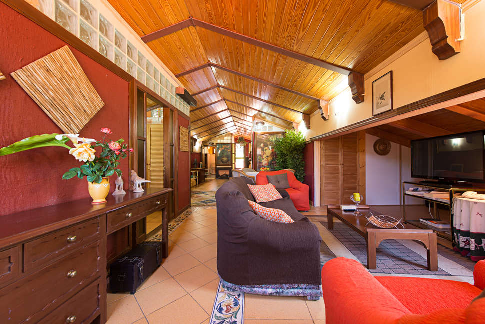 Een foto van het interieur van Hotel Rural El Refugio