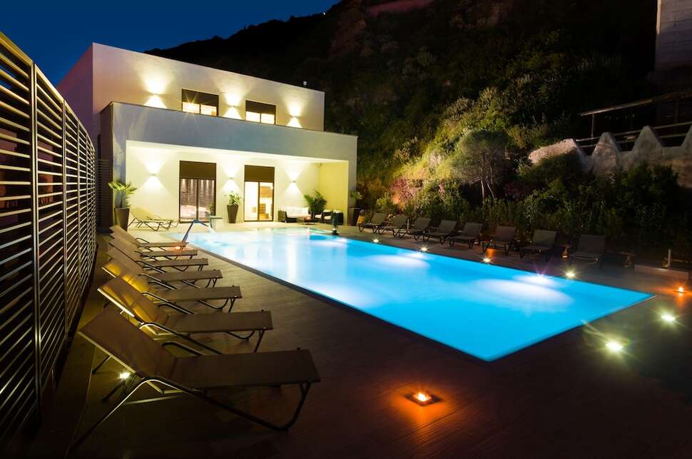 Een foto van het zwembad bij Hotel Riviera Castelsardo