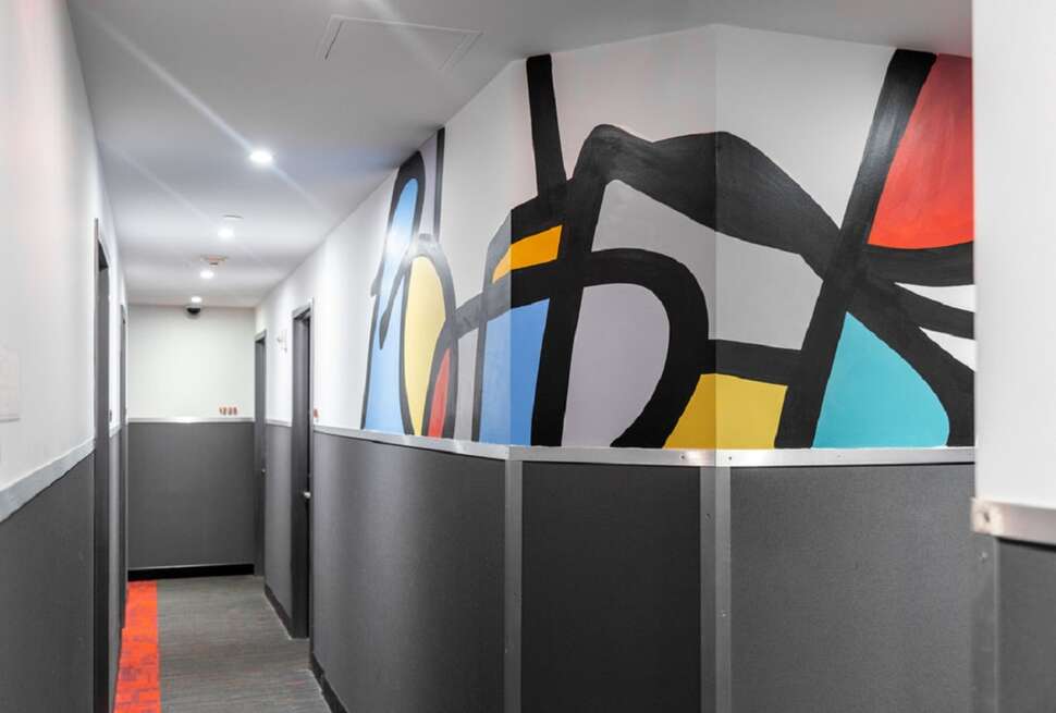 Een foto van het interieur van Pod 39 Hotel