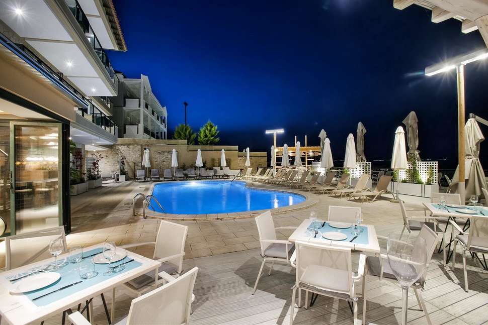 Een foto van het zwembad bij Rigas Boutique Hotel