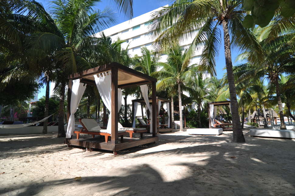Een foto van het strand bij Oasis Palm