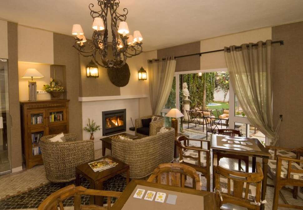 Een foto van het interieur van Hotel do Cerro