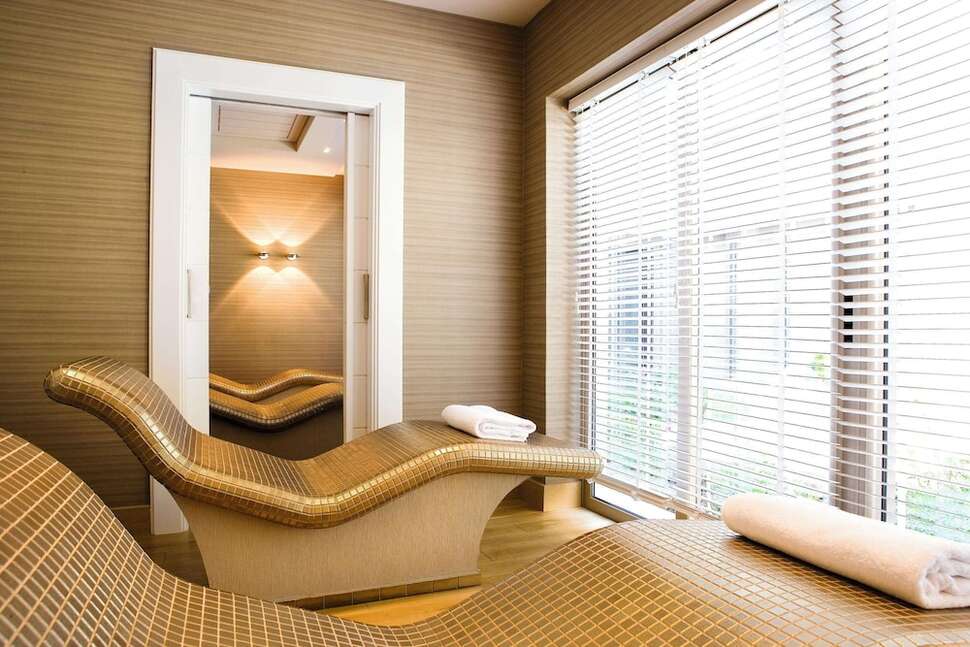 Een foto van de faciliteiten bij Sani Beach Club