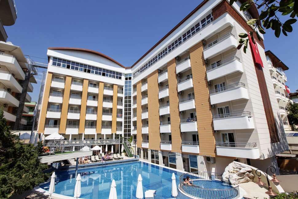 Een foto van het zwembad bij Alaiye Kleopatra Hotel
