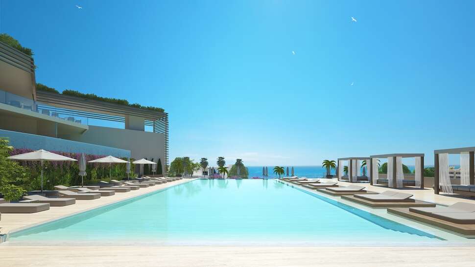Een foto van het zwembad bij Amarande Hotel