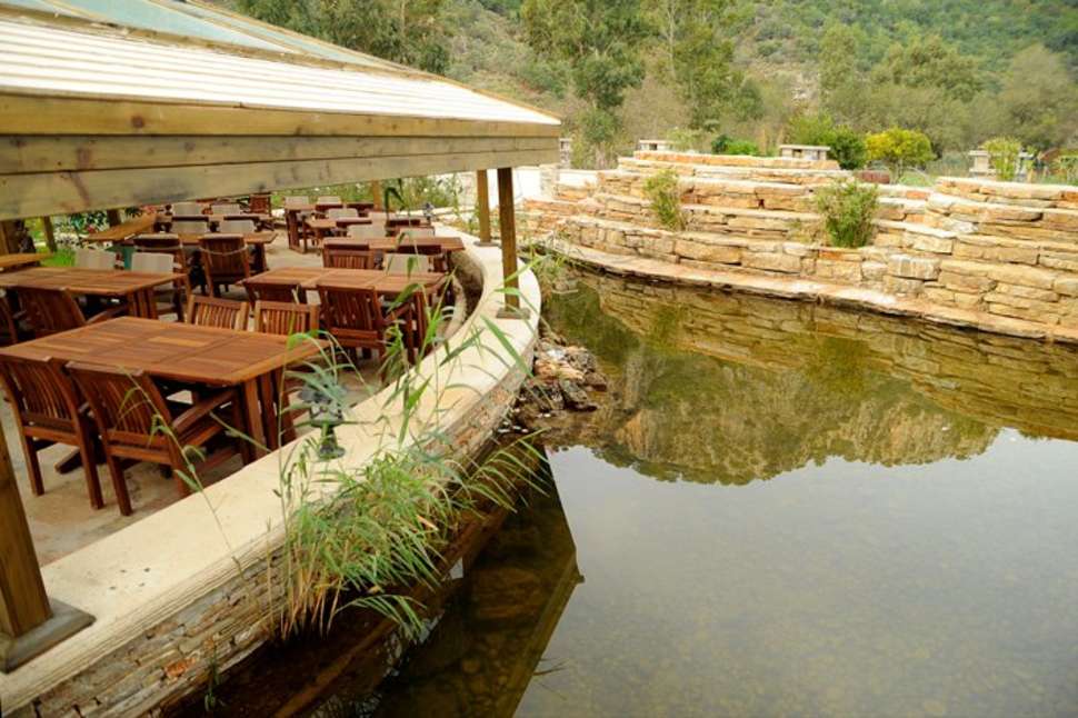 Een foto van het terras bij BC Spa Dalyan