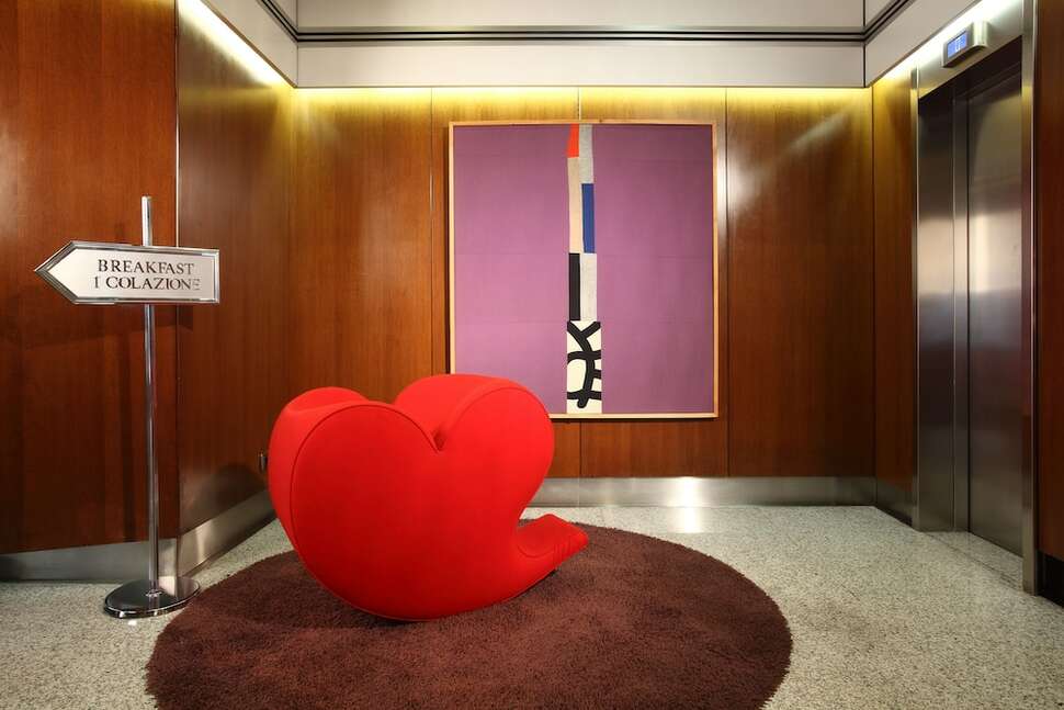 Een foto van het interieur van Hotel Mediolanum