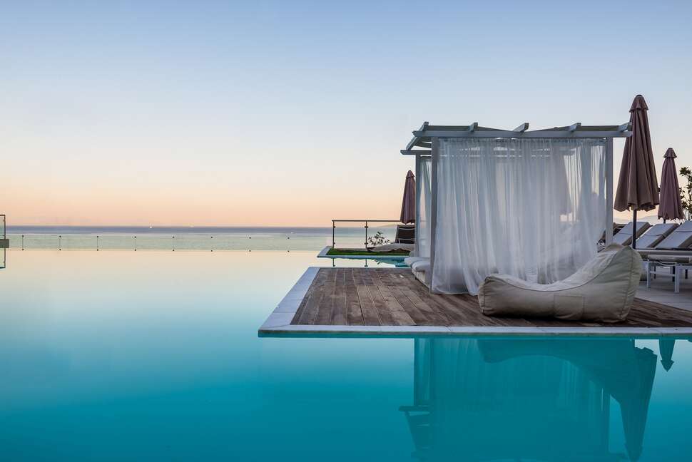 Ein Foto vom Pool im Golden Mare Barbati