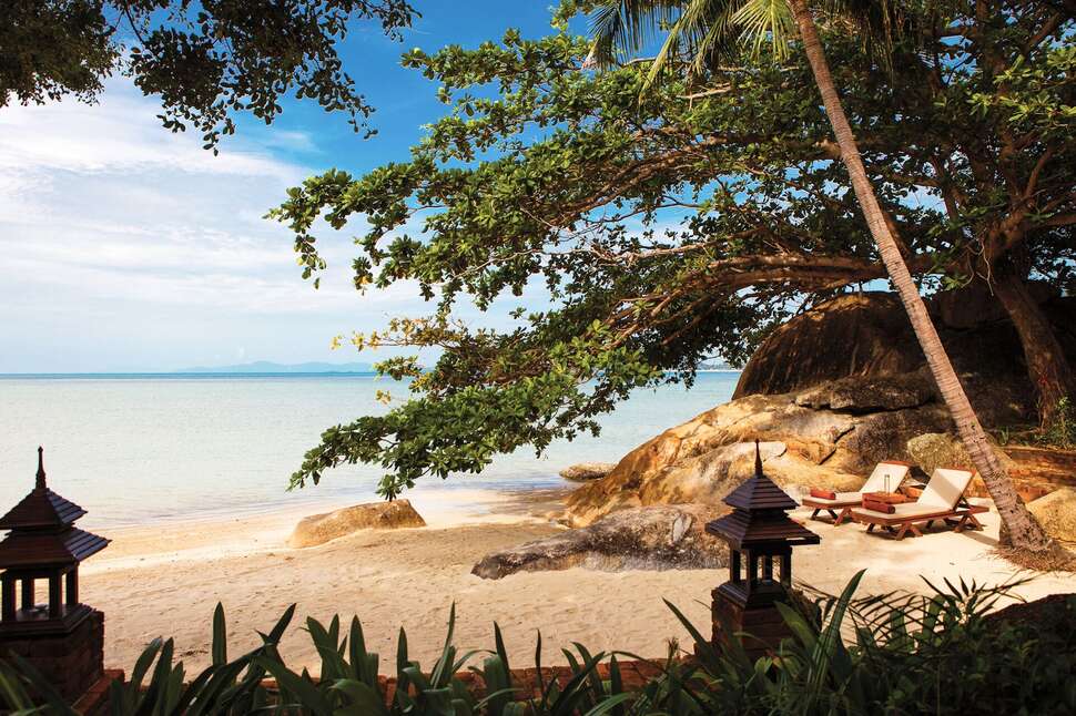 Ein Foto vom Strand beim Renaissance Koh Samui Resort & Spa