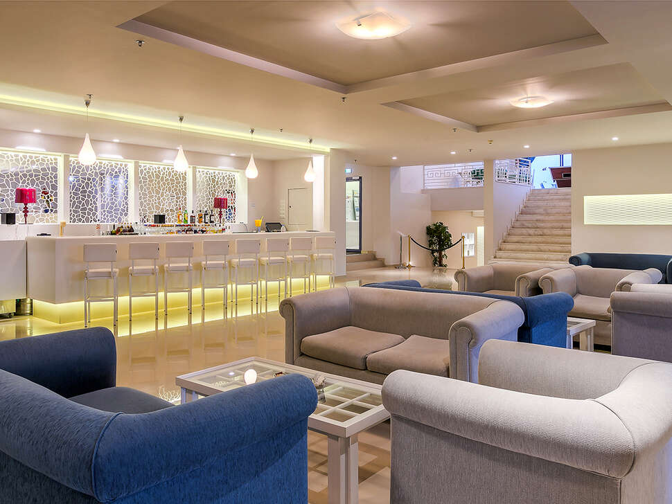 Ein Foto von den Einrichtungen im Aeolos Beach Hotel
