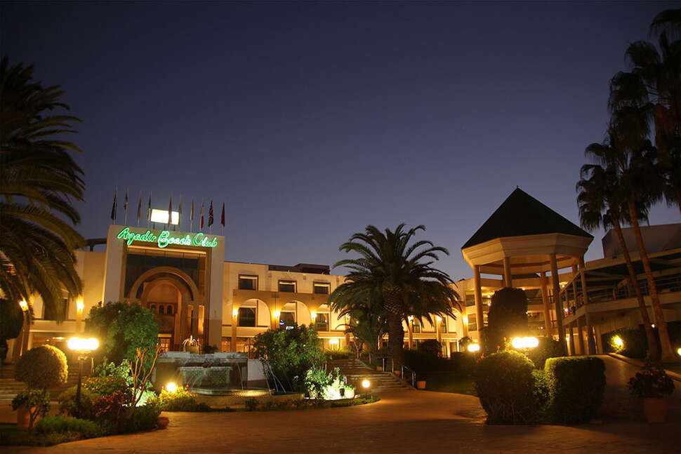 Een foto van de buitenkant van Hotel Agadir Beach Club