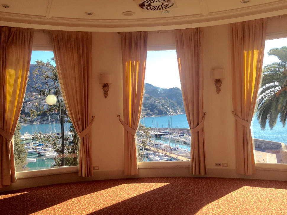 Een foto van het interieur van Hotel Excelsior Palace