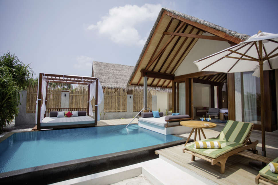 Een foto van het zwembad bij Furaveri Island Resort & Spa