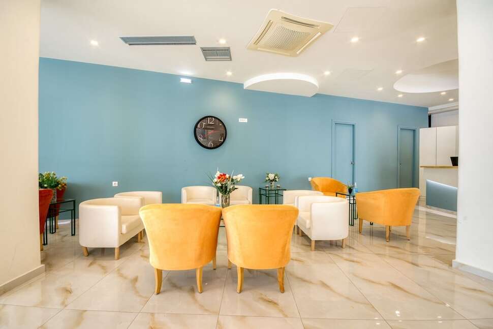 Een foto van het interieur van Arte Hotel