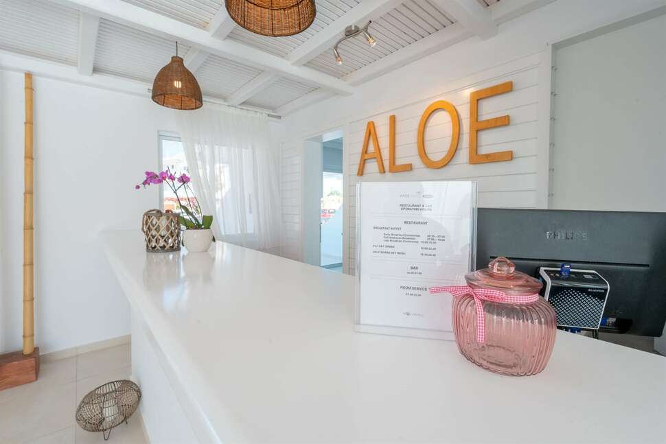 Ein Foto von den Einrichtungen im Aloe Hotel