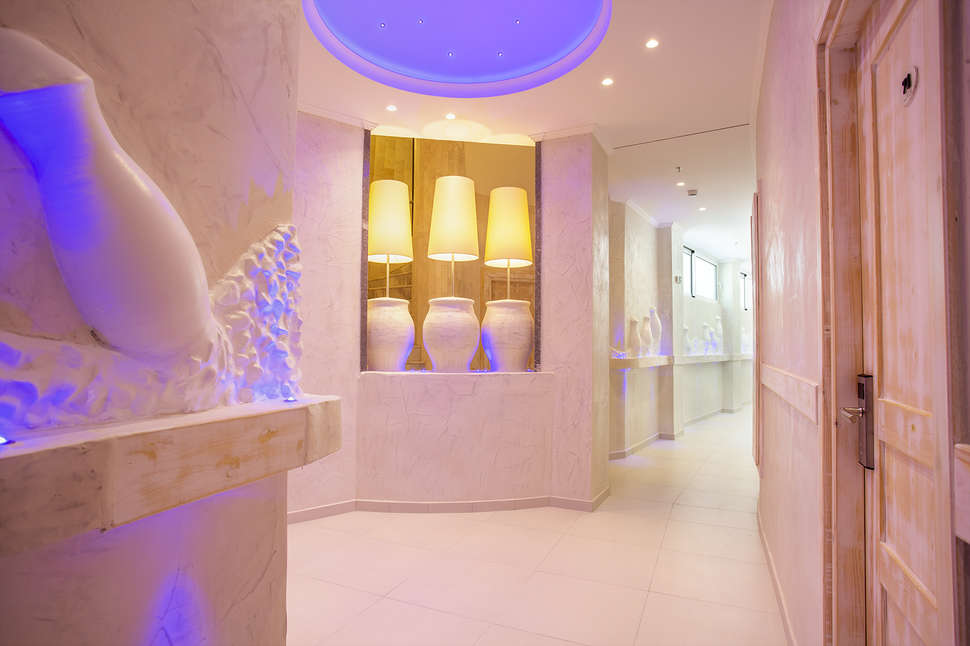 Een foto van het interieur van Rhodos Horizon Blu