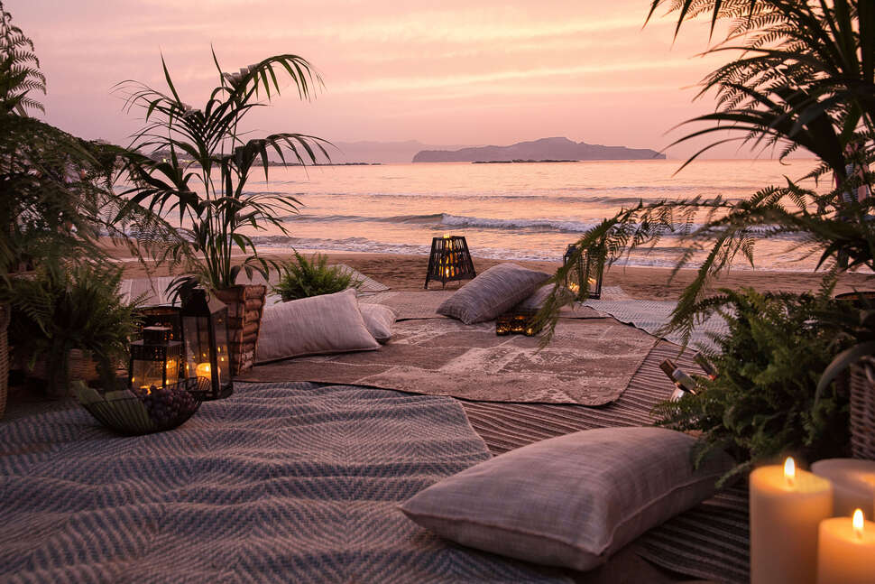 Een foto van het strand bij Domes of Corfu