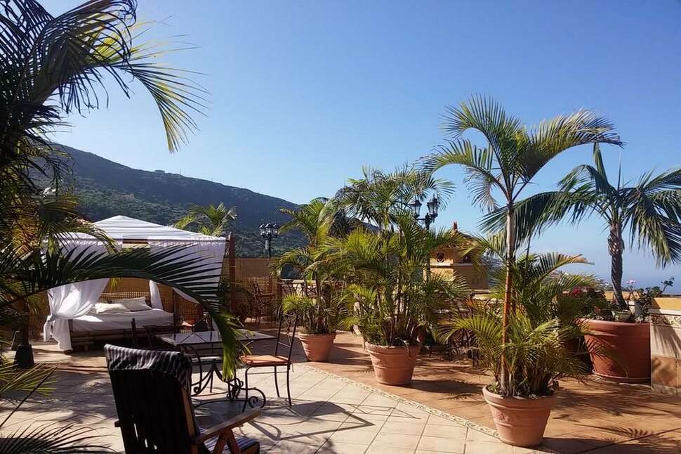 Een foto van het terras bij Appartementen Estrella del Norte