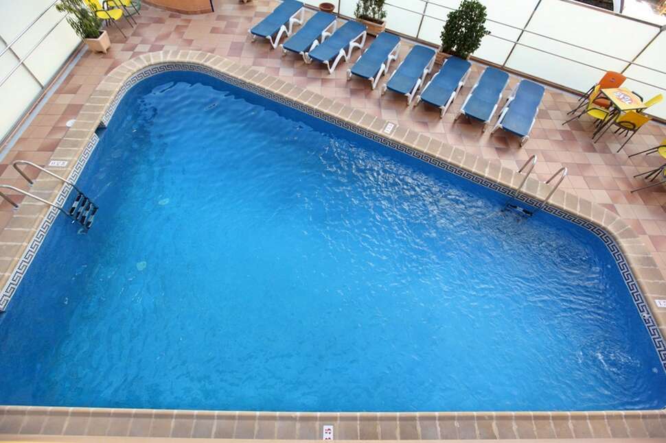 Een foto van het zwembad bij Hotel Brasil