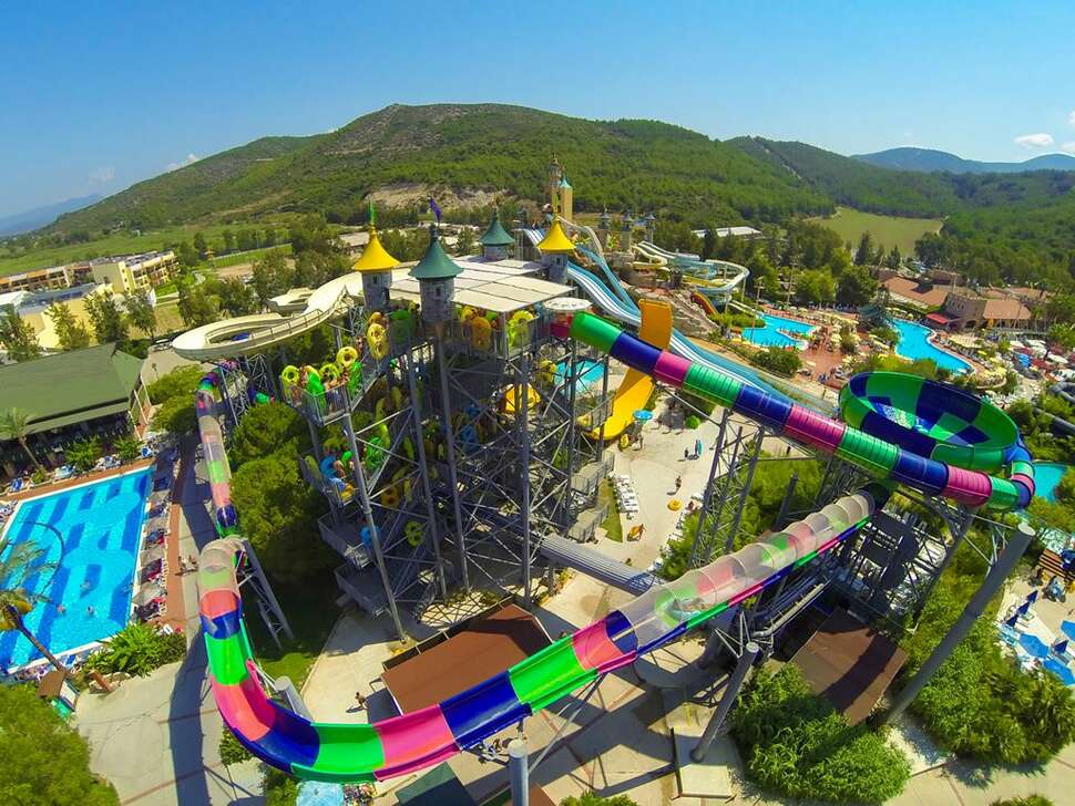 Een foto van het zwembad bij Aqua Fantasy Aquapark Hotel & Spa