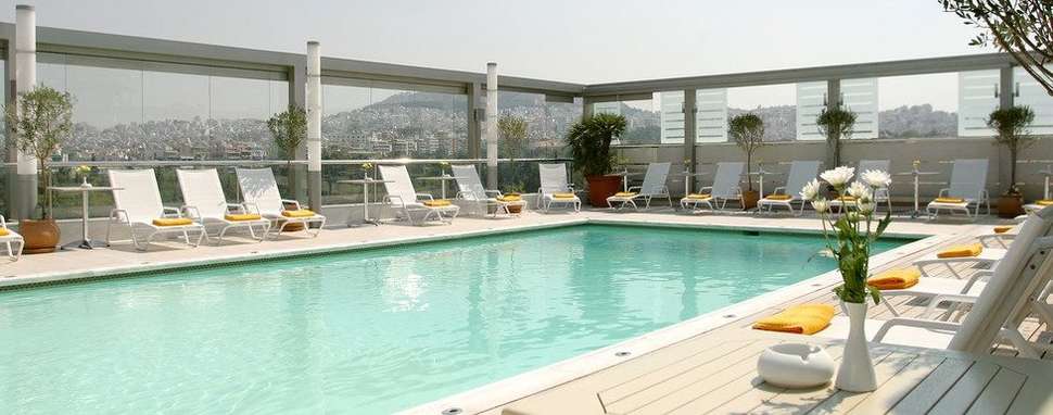 Een foto van het zwembad bij Radisson Blu Park Hotel Athene
