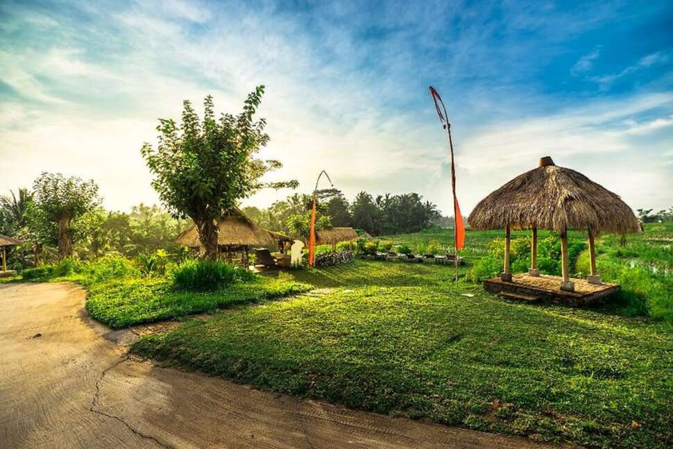 Een foto van de buitenkant van Desa Visesa Ubud