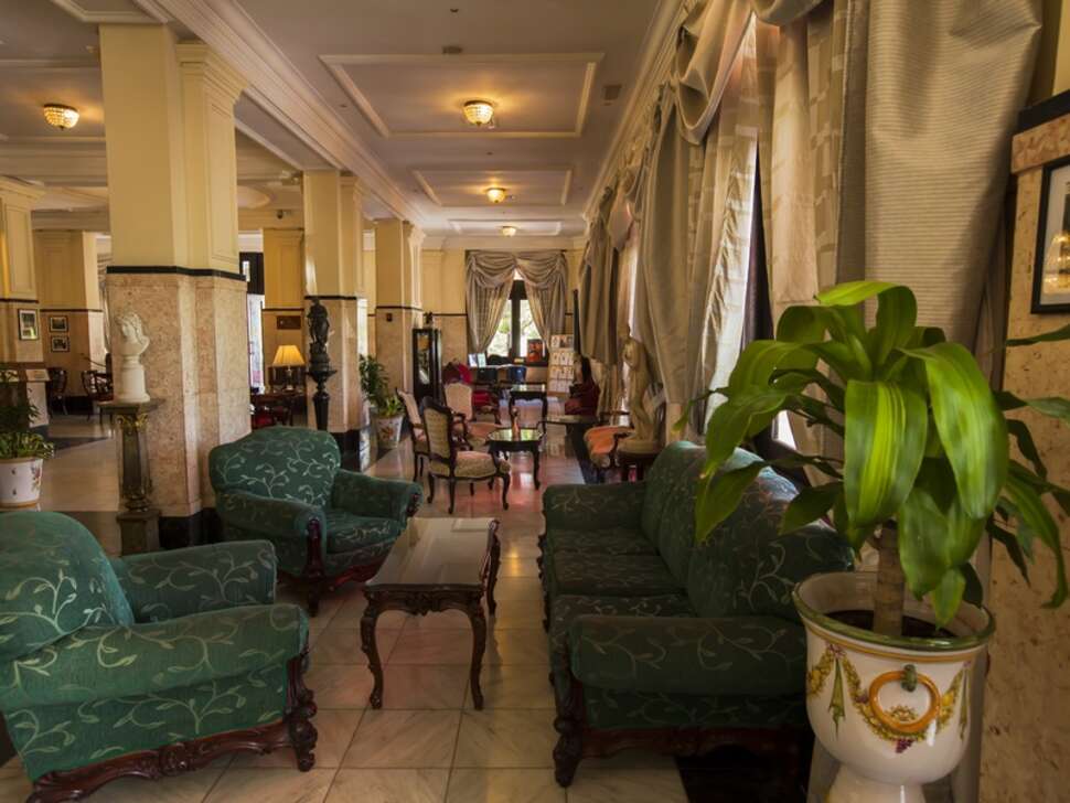 Een foto van het interieur van Roc Presidente Hotel