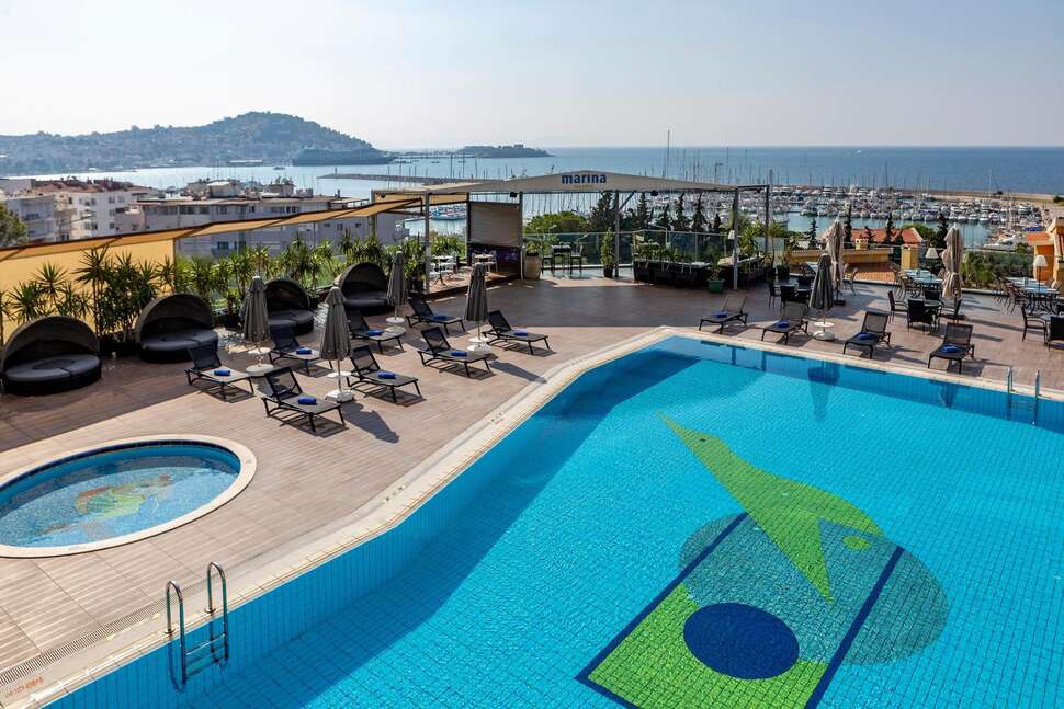 Ein Foto vom Pool im Elite World Kusadasi
