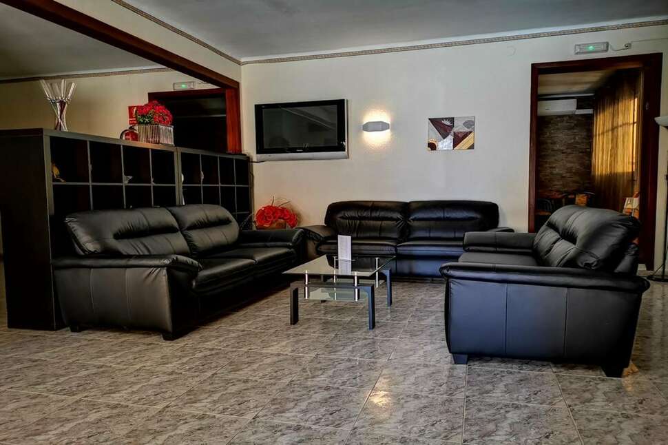 Een foto van het interieur van Hostal Bonavista