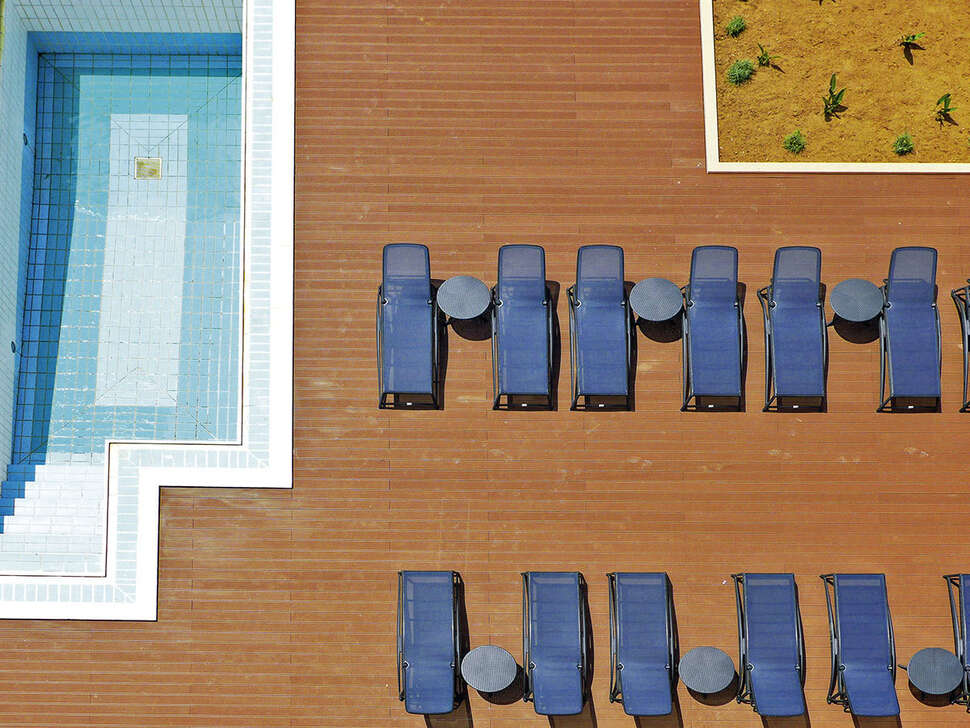 Een foto van het terras bij Pestana Bahia Praia
