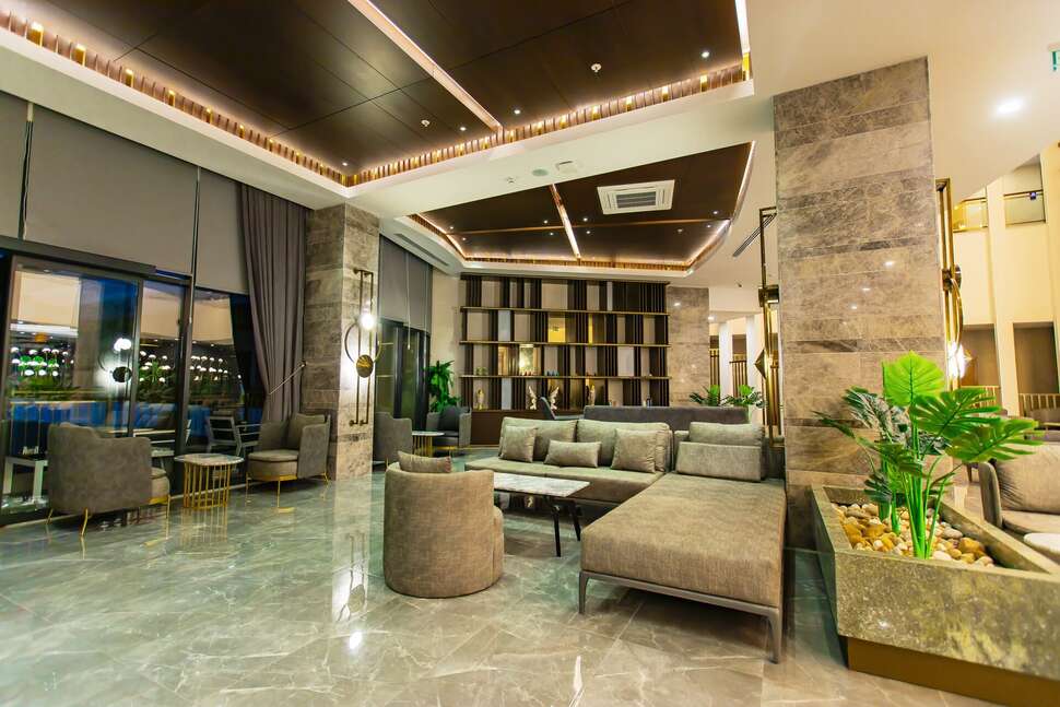 Een foto van het interieur van Alexia Resort & Spa