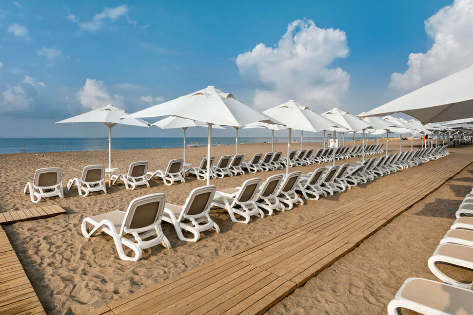 Een foto van het strand bij Wind Of Lara Hotel & Spa