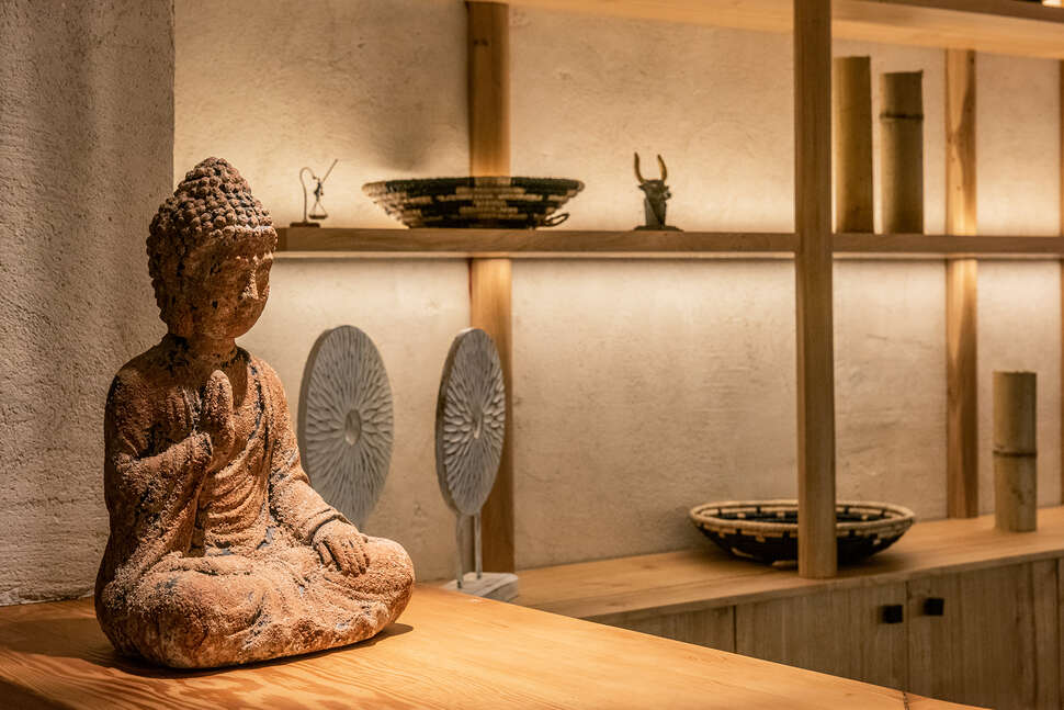 Een foto van het interieur van Indigo Inn Casa