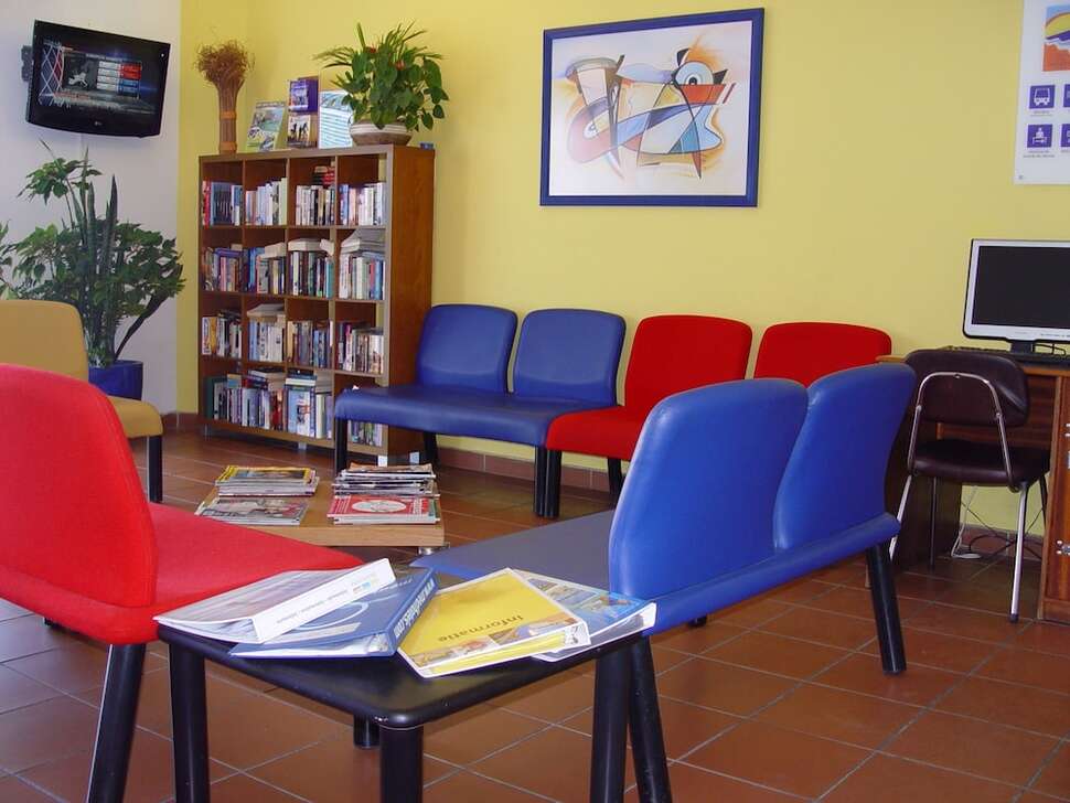 Een foto van het interieur van Quintinha Village