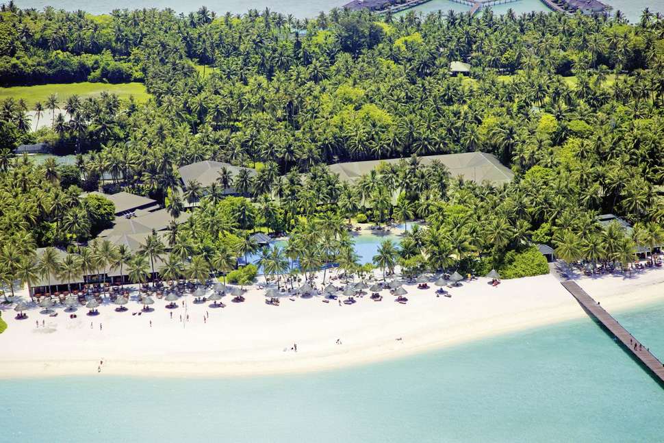Een foto van het zwembad bij Villa Park Sun Island