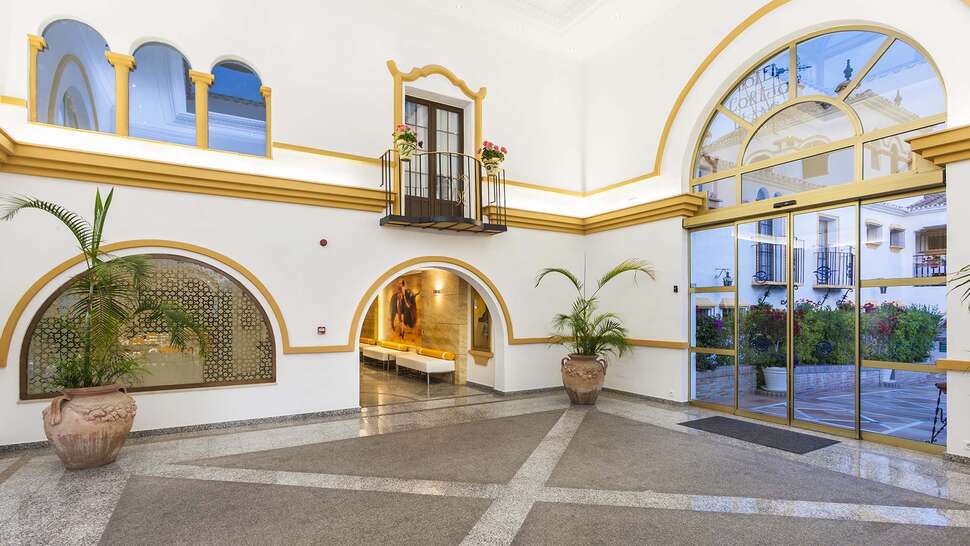 Een foto van het interieur van Globales Cortijo Blanco