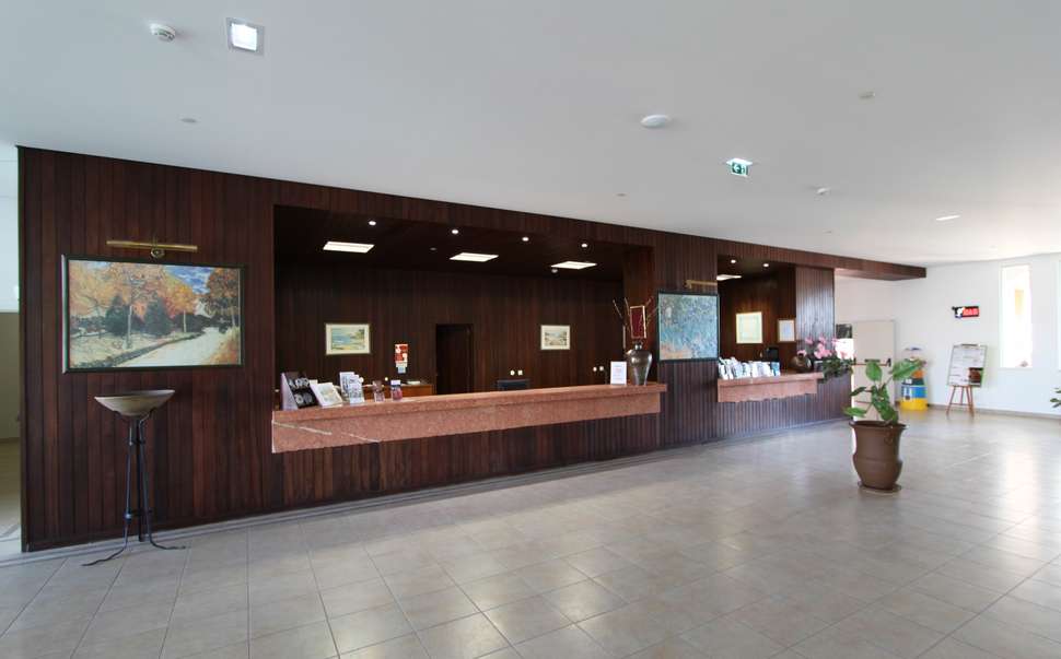 Een foto van het interieur van Hotel Luar