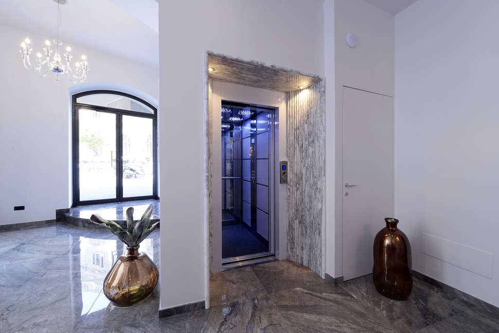 Een foto van het interieur van Principe di Lampedusa Hotel